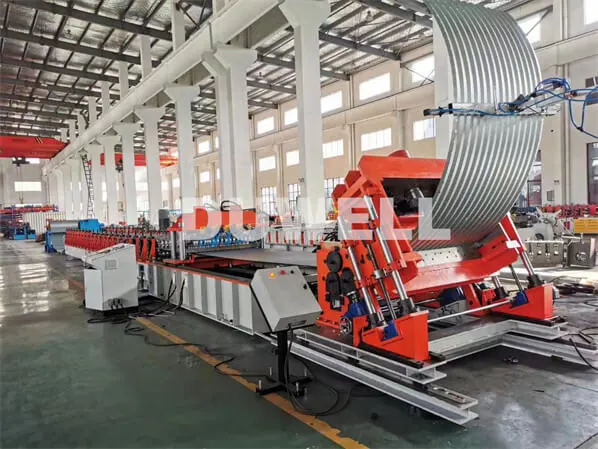 steel silo roll forming machine