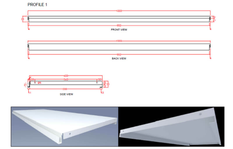 TECHNICIAN DETAILS of Shelf Panel Roll Forming Machine